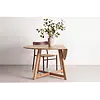 Yakidon Eiken Eettafel Rond Ø120 cm Inklapbaar Yakidon Eiken Eettafel Rond Ø120 cm Inklapbaar