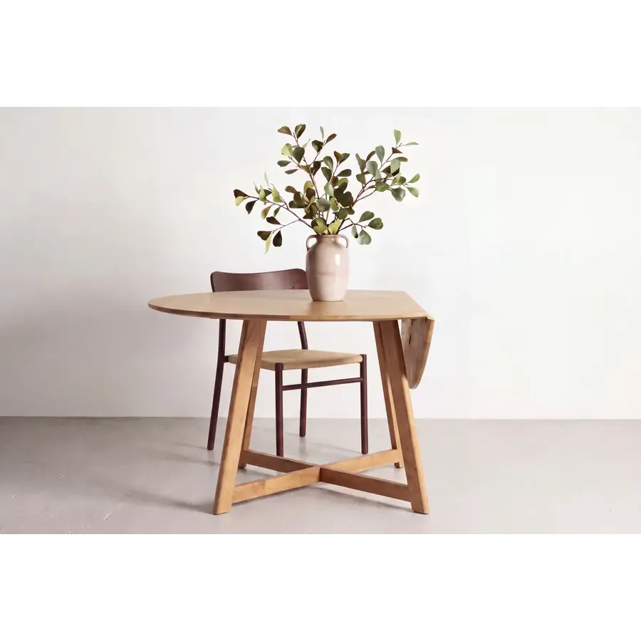 Yakidon Eiken Eettafel Rond Ø120 cm Inklapbaar Hjem Interiors Yakidon Eiken Eettafel Rond Ø120 cm Inklapbaar
