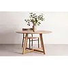 Yakidon Eiken Eettafel Rond Ø120 cm Inklapbaar Yakidon Eiken Eettafel Rond Ø120 cm Inklapbaar