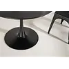 Hamden Zwarte Eettafel Rond Ø80 cm