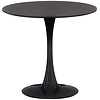 Hamden Zwarte Eettafel Rond Ø80 cm