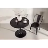 Hamden Zwarte Eettafel Rond Ø80 cm