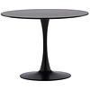Hamden Zwarte Eettafel Rond Ø110 cm Hamden Zwarte Eettafel Rond Ø110 cm