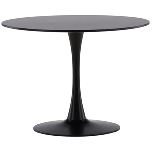 Hjem Interiors Hamden Zwarte Eettafel Rond Ø110 cm