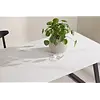 Estelle 200 cm Eettafel Wit Marmerlook