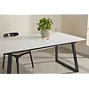 Estelle 200 cm Eettafel Wit Marmerlook