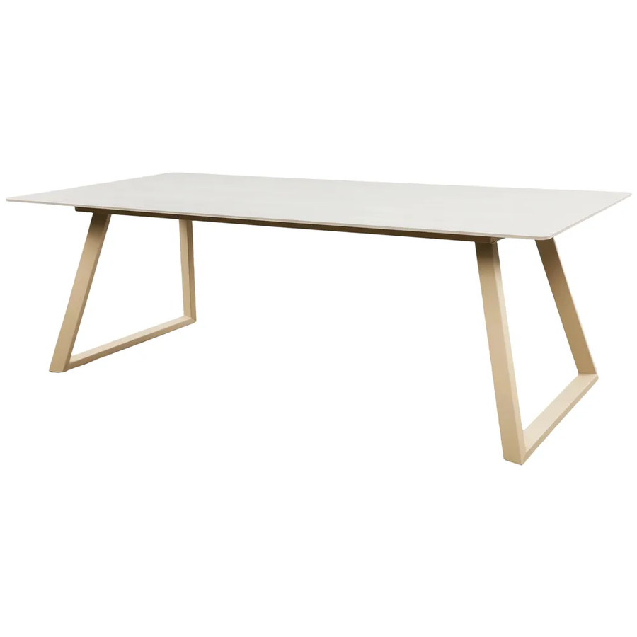 Hjem Interiors Estelle 200 cm Eettafel Beige Marmerlook