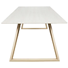 Estelle 200 cm Eettafel Beige Marmerlook
