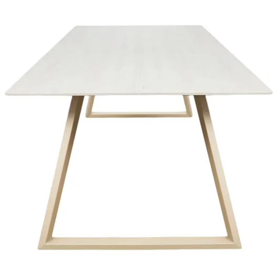 Hjem Interiors Estelle 200 cm Eettafel Beige Marmerlook