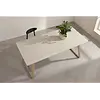 Estelle 200 cm Eettafel Beige Marmerlook