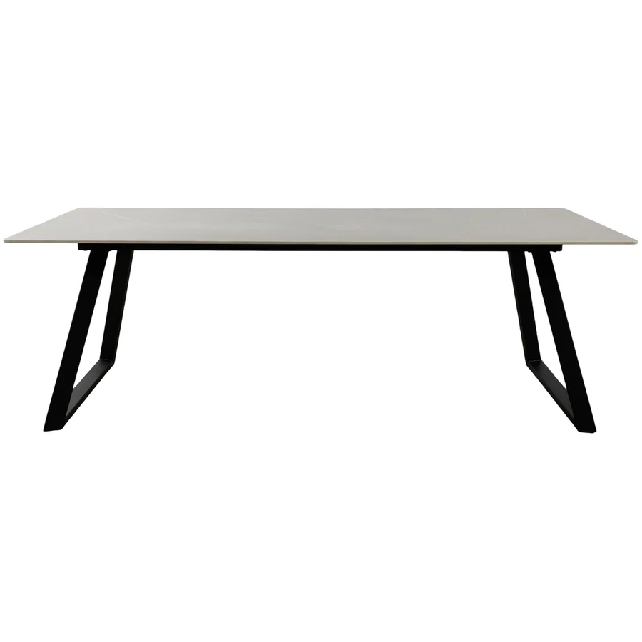Hjem Interiors Estelle 200 cm Eettafel Grijs Marmerlook