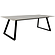 Estelle 200 cm Eettafel Grijs Marmerlook