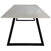 Estelle 200 cm Eettafel Grijs Marmerlook