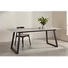 Estelle 200 cm Eettafel Grijs Marmerlook