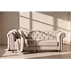 Chesterfield Velvet 3-Zits Bank Beige