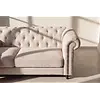 Chesterfield Velvet 3-Zits Bank Beige