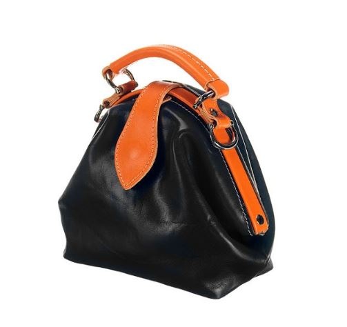 blue and orange bag