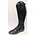Petrie Zipper Boots (at the back) 25% discount Z514-7.5 Petrie Sportive in black calf leather with black contrast stitching in size 7.5 44-42 XW
