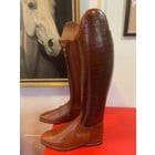 Petrie Dressage Boots 25% Discount D020-7.5 Petrie Sublime Dressage in  cognac calf + cognac croco shaft  7.5 46-38-36