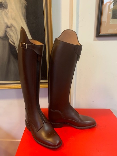 Petrie Athene calf leather UK size 9.0 52-35-35 - Van Riding boots