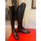 Petrie Boots J055-37Petrie Riva black Laced Ridingboot with and top-cuff "stardust"  size 37 45-39 XW