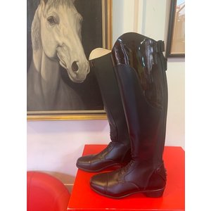 Petrie Boots J014-39 Petrie Trento black  Ridingboot with and top-cuff honeycomb  EU39 49-36L