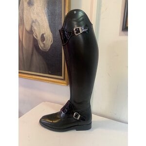 Petrie Polo Boots 25% discount P625-3.5 Petrie Polo Rome black calf leather in UK 3.5 45-36 XHLW