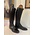 Petrie Dressage Boots 25% Discount D515-7.5 Petrie Significant Dressage in black patent+croco+crystals  45-38 W