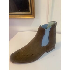 Petrie Rijlaarzen JO139 Petrie Oslo ankle boot brown suede EU 41