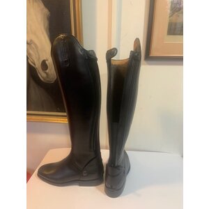 Petrie Zipper Boots (at the back) 25% discount Z056-9.5 Petrie Leeds with elastic section black  with lamswool lining 9.5-51-38