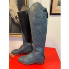 Petrie Jumping Boots (laced) 25% discount J004-7.0  Petrie Coventry grey fantasie  calf leather, UK  7.0  49-35.5-35