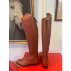 Petrie Jumping Boots (laced) 25% discount J016-5.0 Petrie Coventry cognac rind leather UK size 5.0 49-35 XXHE