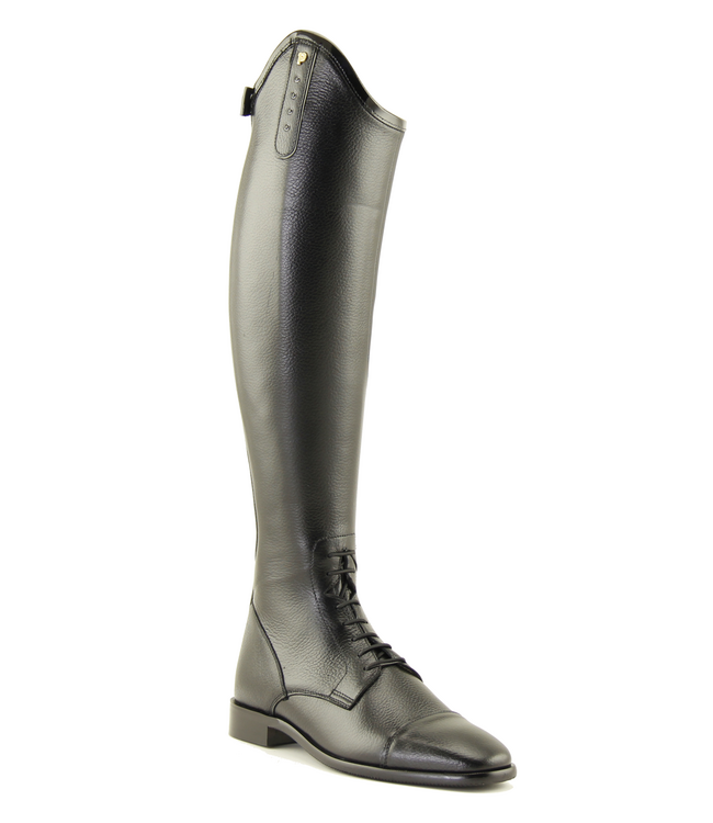 Petrie Boots Petrie Mila black Laced Ridingboot with whipholder with Swarowski Rhinestones