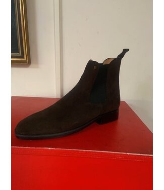 Petrie Rijlaarzen JO133 Petrie Populair brown suede leather ankle boot  UK 4.0