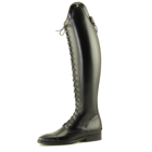 Petrie Boots Petrie Full Laced up boot  Rimini with zipper at the back in black patent leather
