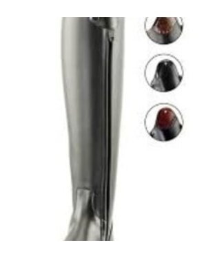 Petrie Bergamo dressage boots with decorative stroke or cap available in black, brown, blue and cognac