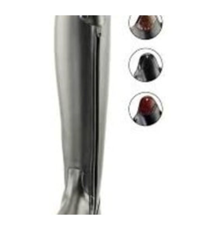 Petrie Boots Petrie Bergamo dressage boots with decorative stroke or cap available in black, brown, blue and cognac