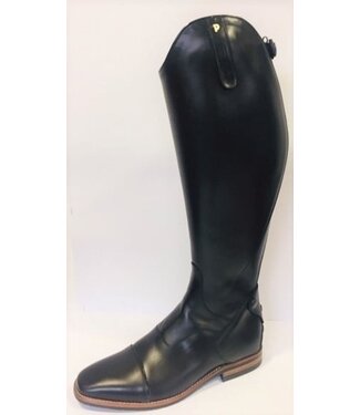 Petrie Rijlaarzen Z514-7.5 Petrie Sportive in black calf leather with black contrast stitching in size 7.5 44-42 XW