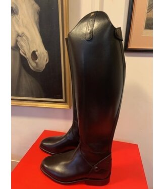 Petrie Zipper Boots (at the back) 25% discount Z001-7.0 Petrie Leeds  black rindleather UK 7.0 52-L38.5-R39.5