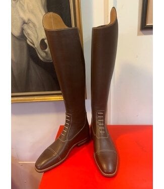 Petrie Jumping Boots (laced) 25% discount J004-5.0  Petrie Coventry med. brown  calf leather, UK  5.0 47-35 XHE