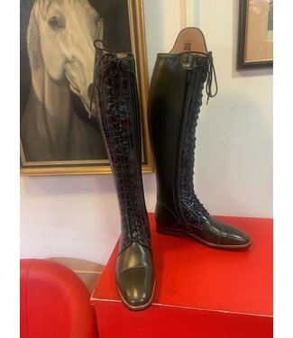 Petrie Boots D003-6.5 Petrie Florence laced ridingboot with a zipper UK 6.5 49-40.5
