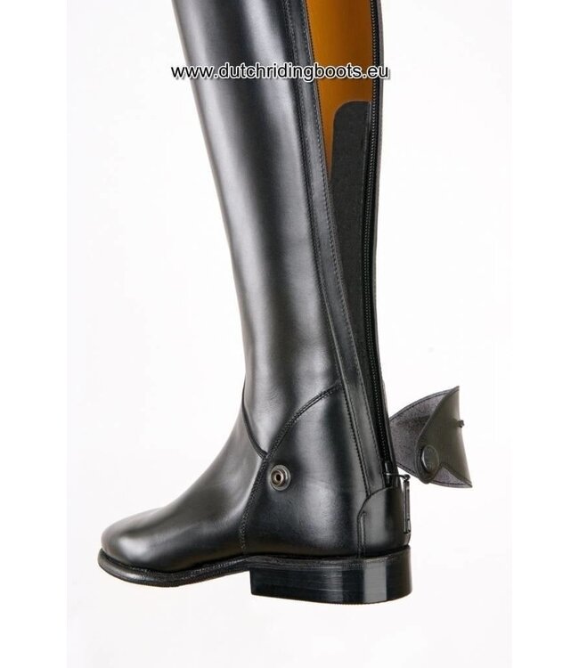 Petrie Rijlaarzen Z055-6.0 Petrie Leeds with elastic section black  with lamswool lining 6.0-48-36