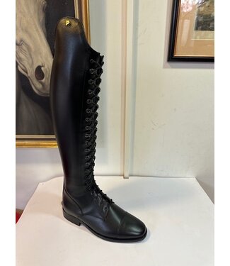 Petrie Boots Z716-39 Petrie Full Laced up boot black  Rimini with zipper at the back  EU size 39 47-35 N