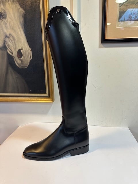 Belles Bottes De Dressage Petrie Noires, Enfiler Facilement, Large, Taille US 7, Fabrication Allemagne