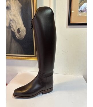 D707-6.0 Petrie Anky Elegance dressage in brown leather UK 6.0 46.5-L38 - R38