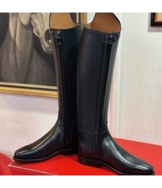 Van Huet Rijlaarzen D740-6.5 Petrie Anky Elegance dressage in blue calf leather UK 6.5 45.5-35