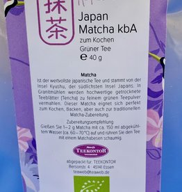 Japan Matcha kbA. zum Kochen