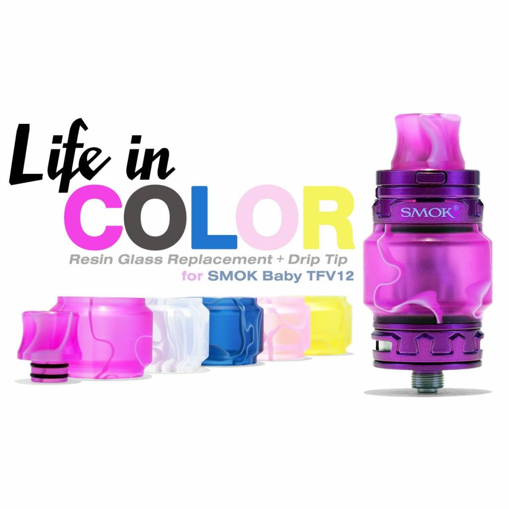 Smok TFV12 Baby Prince Acrylic Tank and Drip Tip Combo Oxyzig Vape