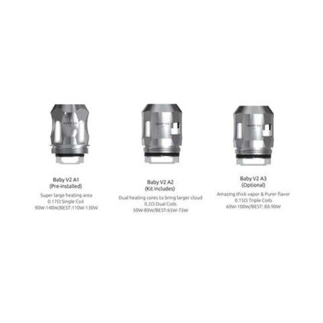 SMOK Smok TFV8 Baby v2 Coils 3er Pack Verdampferköpfe