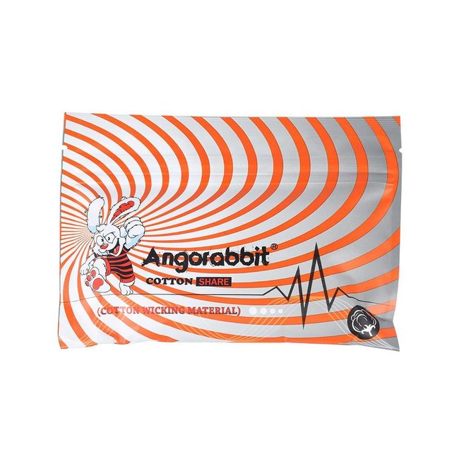 ANGORABBIT Angorabbit Cotton Orange Wickelwatte für Selbstwickler